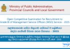Management Service Officer (MSO) Exam 2024/2025 – Online Application, Gazette, and Eligibility