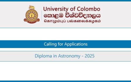University of Colombo Astronomy Diploma 2025 – Online & Physical Course