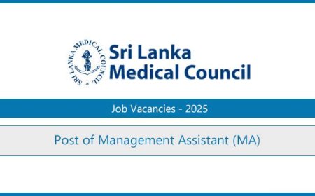 Management Assistant Jobs 2025 at Sri Lanka Medical Council (SLMC)