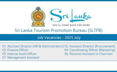 Sri Lanka Tourism Promotion Bureau (SLTPB) Vacancies – July 2025 Government Jobs