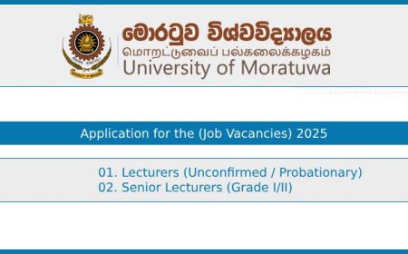 University of Moratuwa (UoM) Lecturer Vacancies 2025 – Faculty of Business – Apply Now