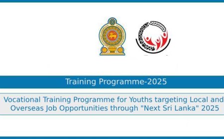 Next Sri Lanka Job Training Programme Registration 2025 – Samurdhi Department