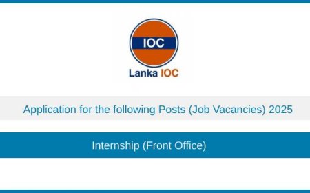 Lanka IOC Internship Job Vacancies 2025