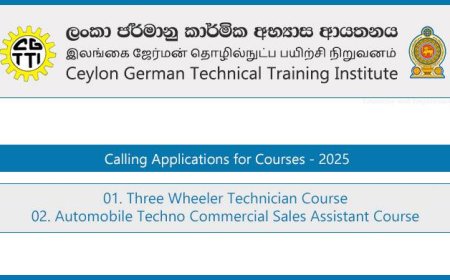 Three Wheeler Technician and Automobile Techno Commercial Sales Assistant Courses 2025 – German Tech (CGTTI)
