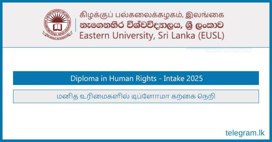 Eastern University Diploma in Human Rights 2025 – Enroll Today!