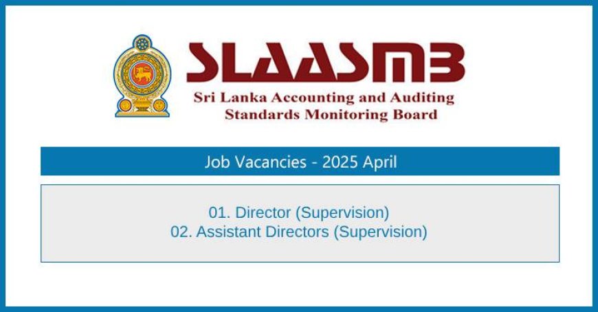 Accounting and Auditing Monitoring Board Vacancies 2025