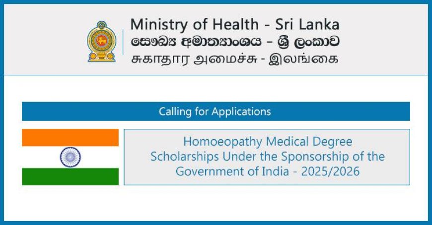 Indian Government Homoeopathy Medical Degree Scholarships 2025