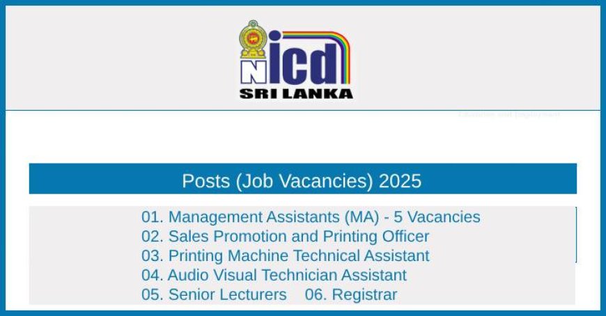 National Institute of Cooperative Development (NICD) Recruitment 2025 – 12 Government Vacancies