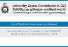University Cut-Off Marks & Course Selection 2024/2025 – UGC Official Release
