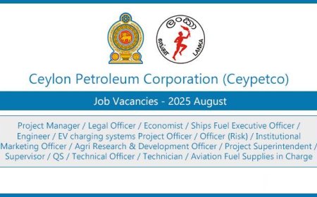 Ceylon Petroleum Corporation (CEYPETCO) Job Vacancies 2025 – Apply Now for 25 Government Posts