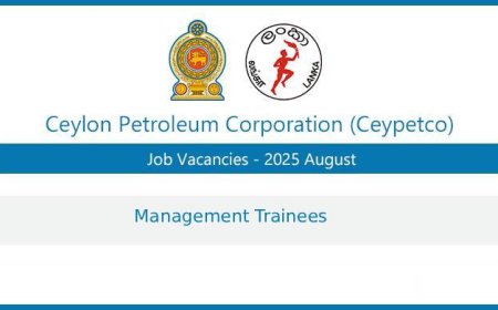 Ceylon Petroleum Corporation – Management Trainees 2025