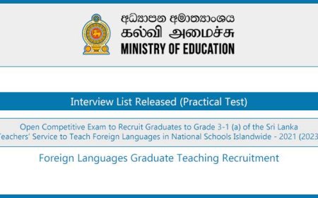 Foreign Languages Graduate Teaching Recruitment (Interview List) 2025