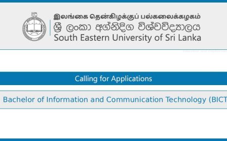Bachelor of ICT 2025 – SEUSL External Degree Applications Open!