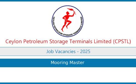 Ceylon Petroleum Corporation – Mooring Master Vacancy 2025
