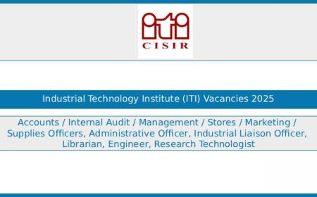 Industrial Technology Institute (ITI) – Multiple Vacancies 2025