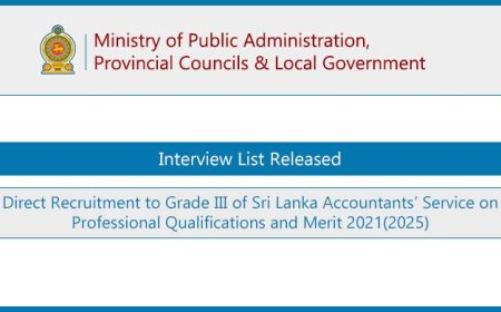 SLAcS Direct Recruitment – Interview List and Schedule 2025 (Released)