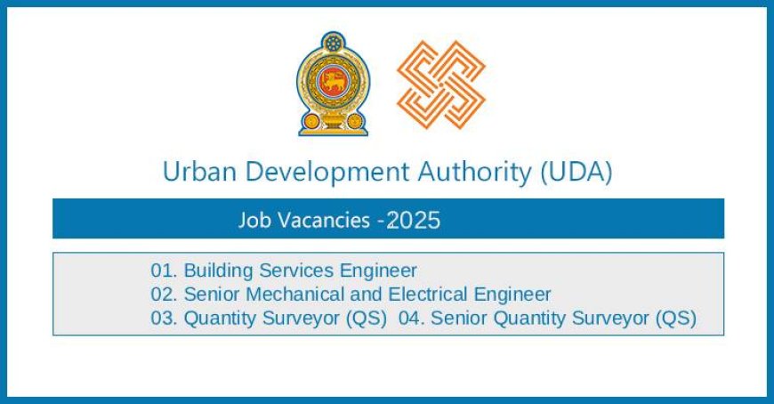 Urban Development Authority (UDA) Job Vacancies 2025