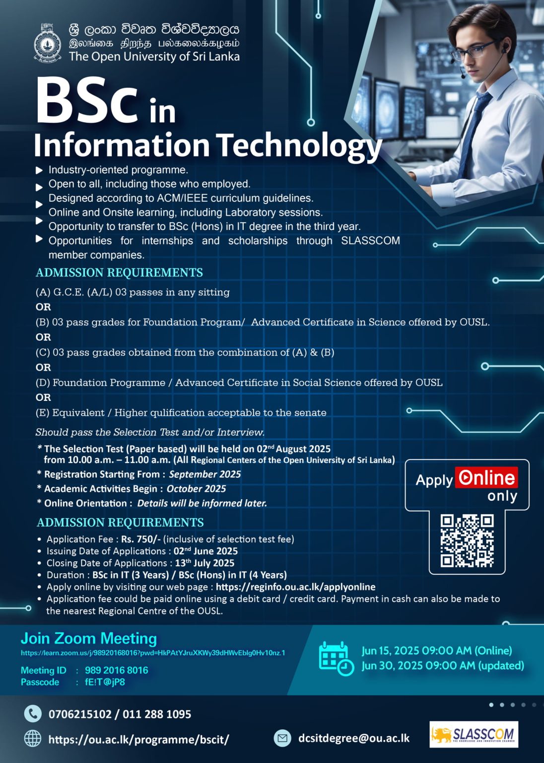 OUSL IT Degree 2025